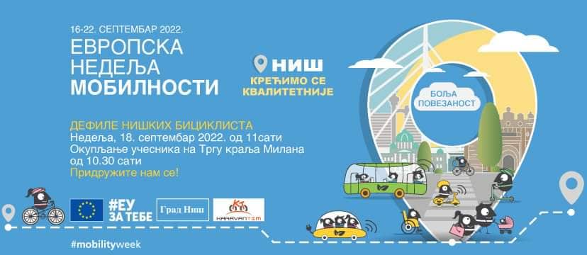 Defile niških biciklista