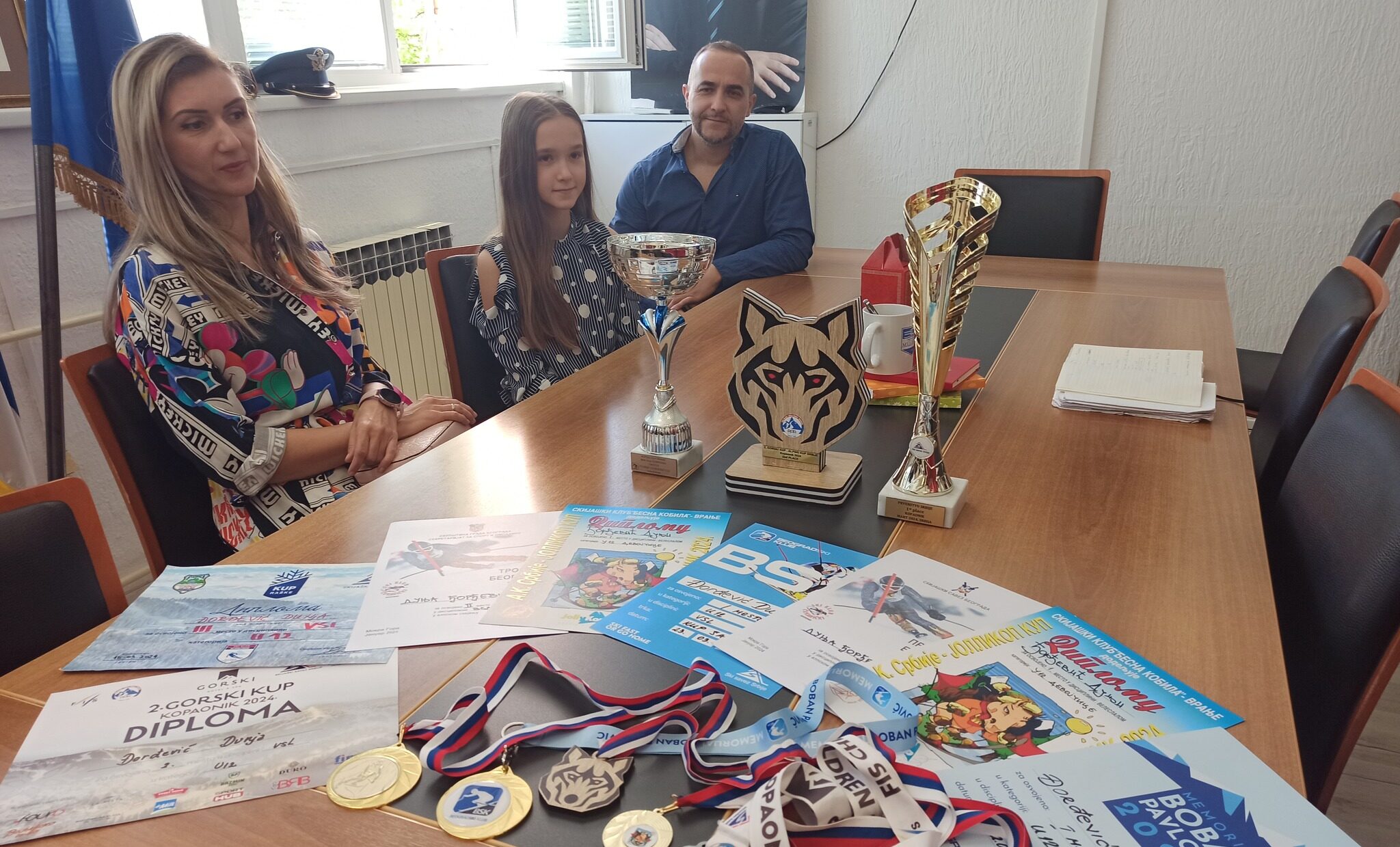 Mlada skijašica Dunja Đorđević